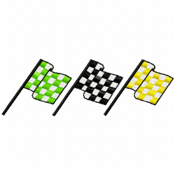 Race Banner Embroidery Design 3 Race Banner Embroidery Design 3